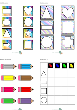 Lesmateriaal Werkmap: kleuren en vormen van auteur ondersteuner Delphine slide 2