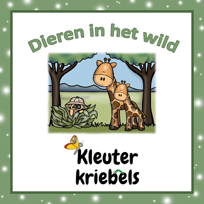 Lesmateriaal THEMABUNDEL: DIEREN IN HET WILD van auteur Kleuter Kriebels