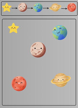 Lesmateriaal thema ruimte: volg de juiste weg van auteur Juf Katy slide 4