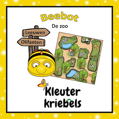 Lesmateriaal B-bot: de zoo van auteur Kleuter Kriebels