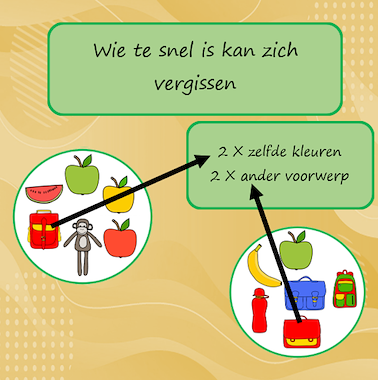Lesmateriaal dobble Weer naar school van auteur Jabbedabbedoe slide 4