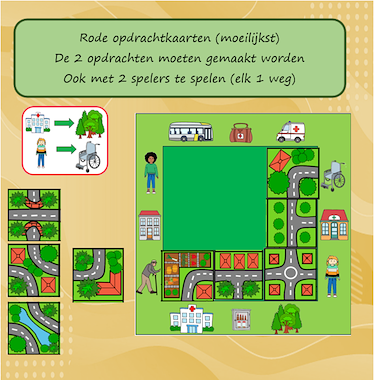 Lesmateriaal Smartgame maak een weg thema Ziek zijn van auteur Jabbedabbedoe slide 4