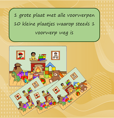 Lesmateriaal Zoekspel Wat is weg? (Thema Sinterklaas) van auteur Jabbedabbedoe slide 2