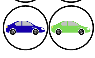 Lesmateriaal Auto spel (herbruikbaar) van auteur Kleuterjuf Monique slide 2