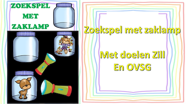 Lesmateriaal zoekspel met zaklamp van auteur Little Play Friends