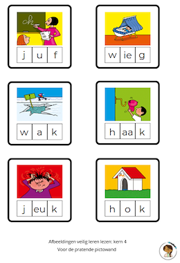 Lesmateriaal VLL kern 4 - afbeeldingen voor de praatmuur van auteur Chiara Suetens
