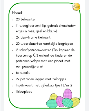 Lesmateriaal Paasbundel 2022: haasjes & eieren van auteur JufJoyceKuenen slide 2