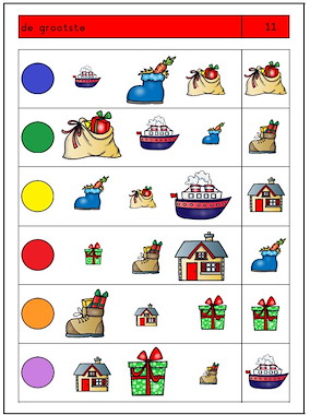 Lesmateriaal Logico - Piccolo - Primo  - SINTERKLAAS van auteur Annette slide 3