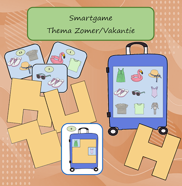 Lesmateriaal Smartgame In de koffer van auteur Jabbedabbedoe
