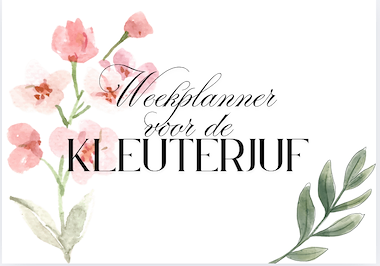 Lesmateriaal Weekkalender speciaal voor de kleuterjuf! van auteur Kleuterjuf Monique slide 1