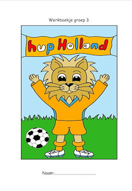 Lesmateriaal Werkboekje EK voetbal gr 3 van auteur Juf Monique