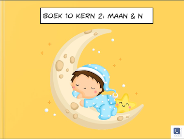 Lesmateriaal i3LEARNHUB interactief boek 10 MAAN van auteur Gratis leuke leesboekjes