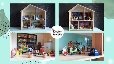 Lesmateriaal ROLLENSPELBUNDEL: IKEA POPPENHUIS van auteur Kleuter Kriebels slide 4