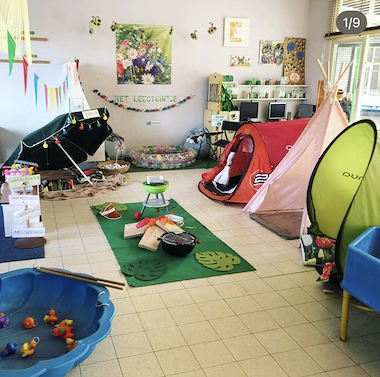 Lesmateriaal Aankleding thema 'de camping'  van auteur Juf Imke slide 2