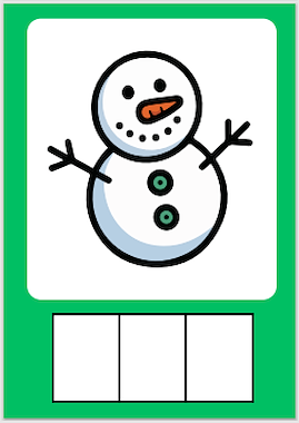 Lesmateriaal Woordkaarten thema kerst van auteur Pieternel Borremans slide 2