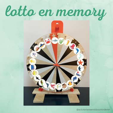 Lesmateriaal Onderwaterwereld - Lotto/memory van auteur Nanny Melissa