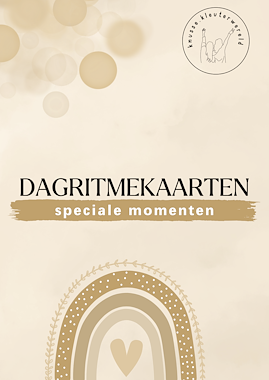 lesmateriaal Speciale momenten - dagritmekaarten van auteur knussekleuterwereld