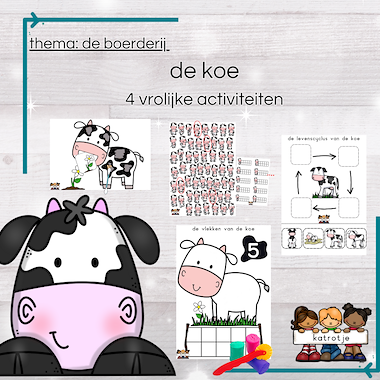 Lesmateriaal de koe van auteur katrotje