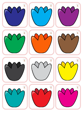 Lesmateriaal Memory tulpen van auteur Little Play Friends slide 2