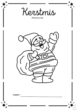 Lesmateriaal Kerstbundel - rekenen  van auteur LeerLaLand