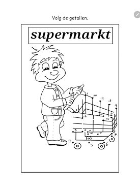 Lesmateriaal Werkboekje groep 2 thema winkel van auteur Juf Monique slide 2
