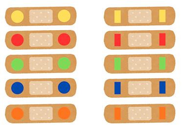 Lesmateriaal Pleisters vormen en kleuren van auteur klasvanjufmarloes slide 2