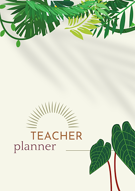 Lesmateriaal Teacher planner / agenda Jungle van auteur Superleerkracht