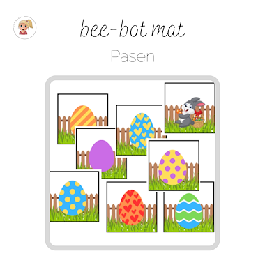 Lesmateriaal Pasen - Beebotmat van auteur Juf Hanne_