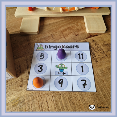 Lesmateriaal Getallenbingo tot 12 van auteur Juf Janina slide 4
