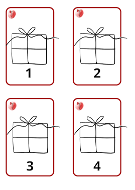 Lesmateriaal Cadeautjes tellen van auteur Creations by Astrid slide 1