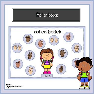 Lesmateriaal Rol en bedek School van auteur Juf Janina