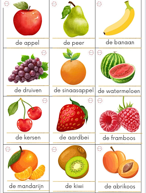 Lesmateriaal Het fruit werkbundel van auteur Juf Yas slide 3