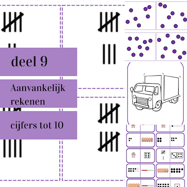Lesmateriaal REKENBUNDEL DEEL 9: AANVANKELIJK REKENEN. CIJFERS TOT 10 van auteur Praatmaker slide 3
