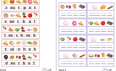Lesmateriaal Bewegen leren: kraak de code thema eten en drinken.  van auteur Juf ilona slide 3