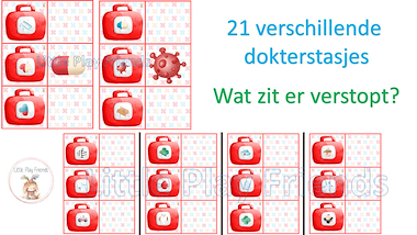 Lesmateriaal Wat zit er verstopt in de dokterstas? van auteur Little Play Friends slide 3