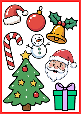 Lesmateriaal Kerst poster van auteur klasvanjufmarloes slide 1