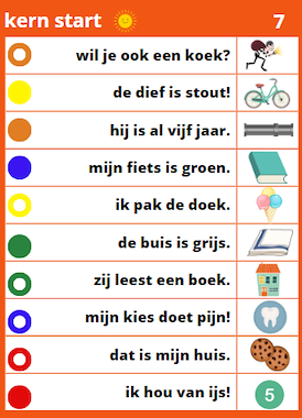 Lesmateriaal Piccolo kern start ZON  8 kaarten van auteur Juf ilona slide 2