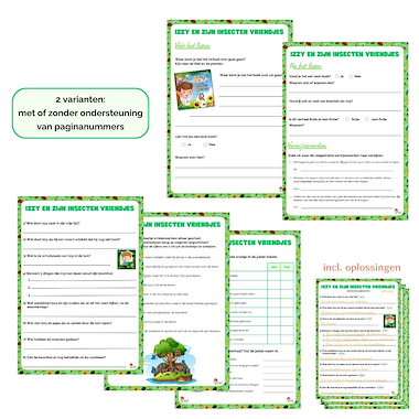 Lesmateriaal Voorleesboek Izzy - Begrijpend lezen van auteur Logopedie Ideetjes slide 3