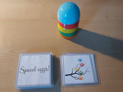 Lesmateriaal Speed eggs! van auteur Juf Tessa deelt