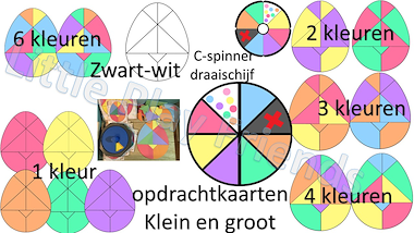 Lesmateriaal tangram paaseitjes van auteur Little Play Friends slide 2