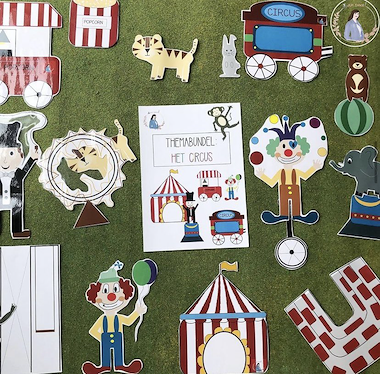 Lesmateriaal Themabundel 'Het circus' van auteur Juf Imke