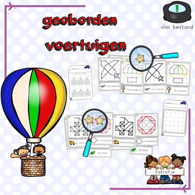 Lesmateriaal geoborden voertuigen van auteur katrotje slide 1