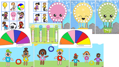 Lesmateriaal Thuisbundel: ballen en ballonnen van auteur Little Play Friends slide 3