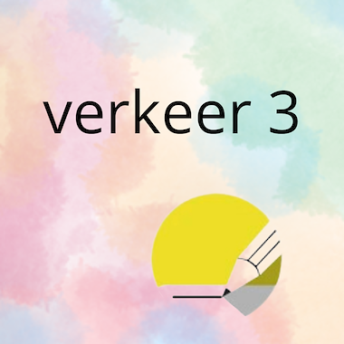 Lesmateriaal AN - het verkeer (deel 3) - spel 5: woorden schrijven/stempe van auteur Peggy Van Rompaey