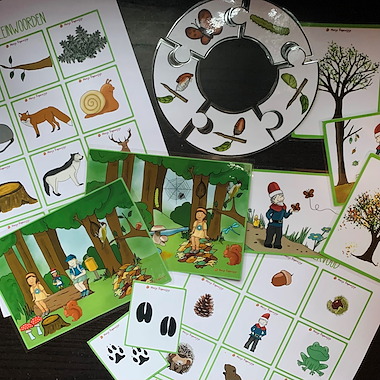 Lesmateriaal Het bos - bundel van auteur Meisje Eigenwijsje slide 2