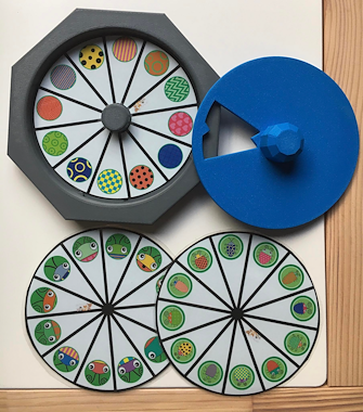 Lesmateriaal gezelschapsspel - kleurrijke kevers van auteur Little Play Friends slide 3