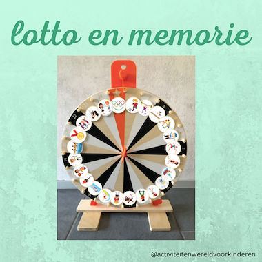 Lesmateriaal Olympische Zomerspelen - lotto en memorie  van auteur Nanny Melissa
