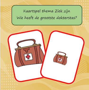 Lesmateriaal Wie heeft de grootste dokterstas?  van auteur Jabbedabbedoe