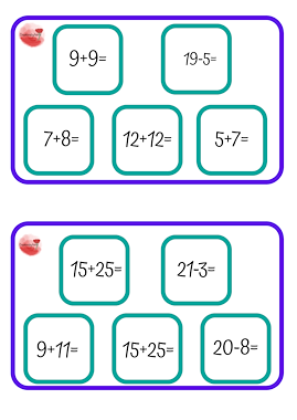 Lesmateriaal reken-beweegspel van auteur Creations by Astrid slide 2