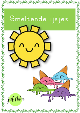 Lesmateriaal Schrijfkaarten zomer van auteur Juf Nika